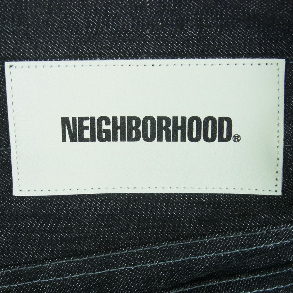 NEIGHBORHOOD ネイバーフッド 231XBNH-PTM01 RIGID DENIM DP BASIC PANTS リジッド デニム ベーシック パンツ ダークグレー系 L【美品】【中古】