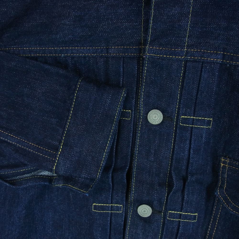 orSlow オアスロウ 6011 denim jacket 1st タイプ デニム ジャケット コットン 日本製 インディゴブルー系 XS【中古】