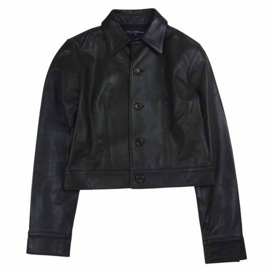 RALPH LAUREN ラルフローレン JK-RL-BA-4501 RALPH LAUREN SPORT スポーツ ラムレザー ジャケット 短丈 ブラウン系 9【中古】