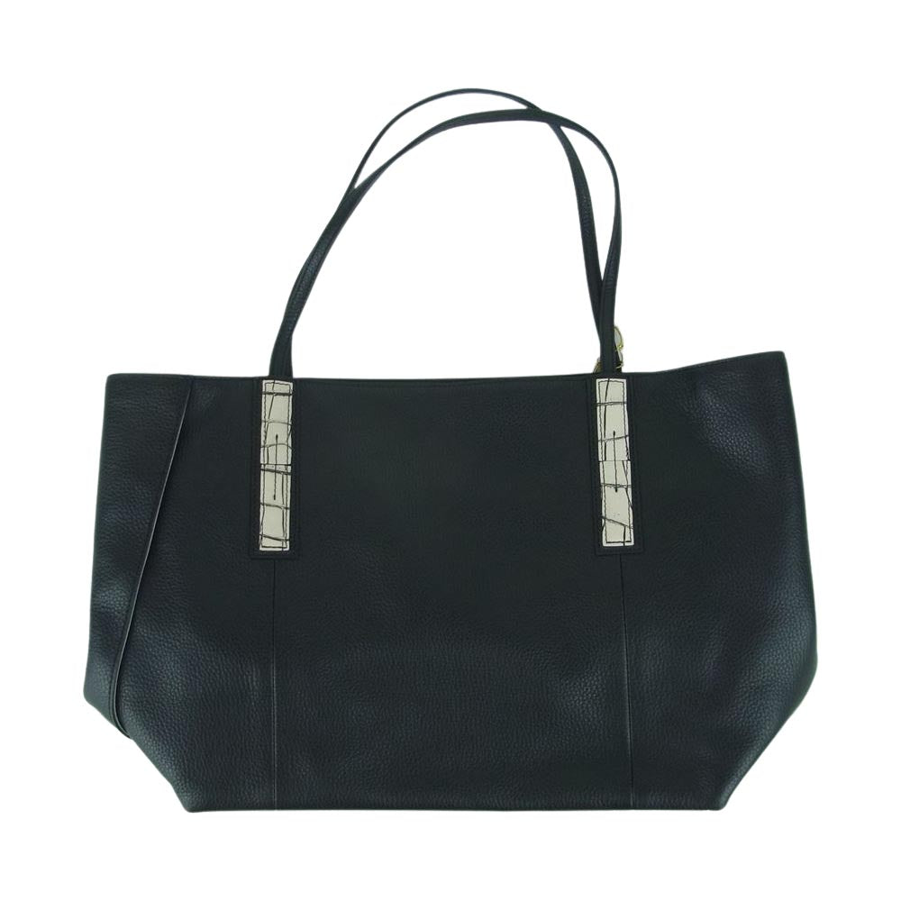 BEAUGRAND ボーグラン レザー トート バッグ ブラック系【新古品】【未使用】【中古】