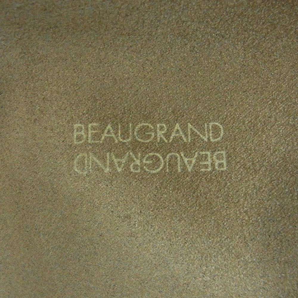 BEAUGRAND ボーグラン レザー トート バッグ ブラック系【新古品】【未使用】【中古】