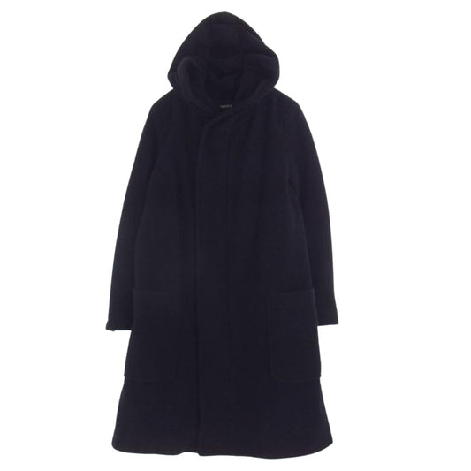 ZUCCa ズッカ ZU23FA934 Hoody Wool Long Coat ウール フード ロング コート ブラック系 L【中古】