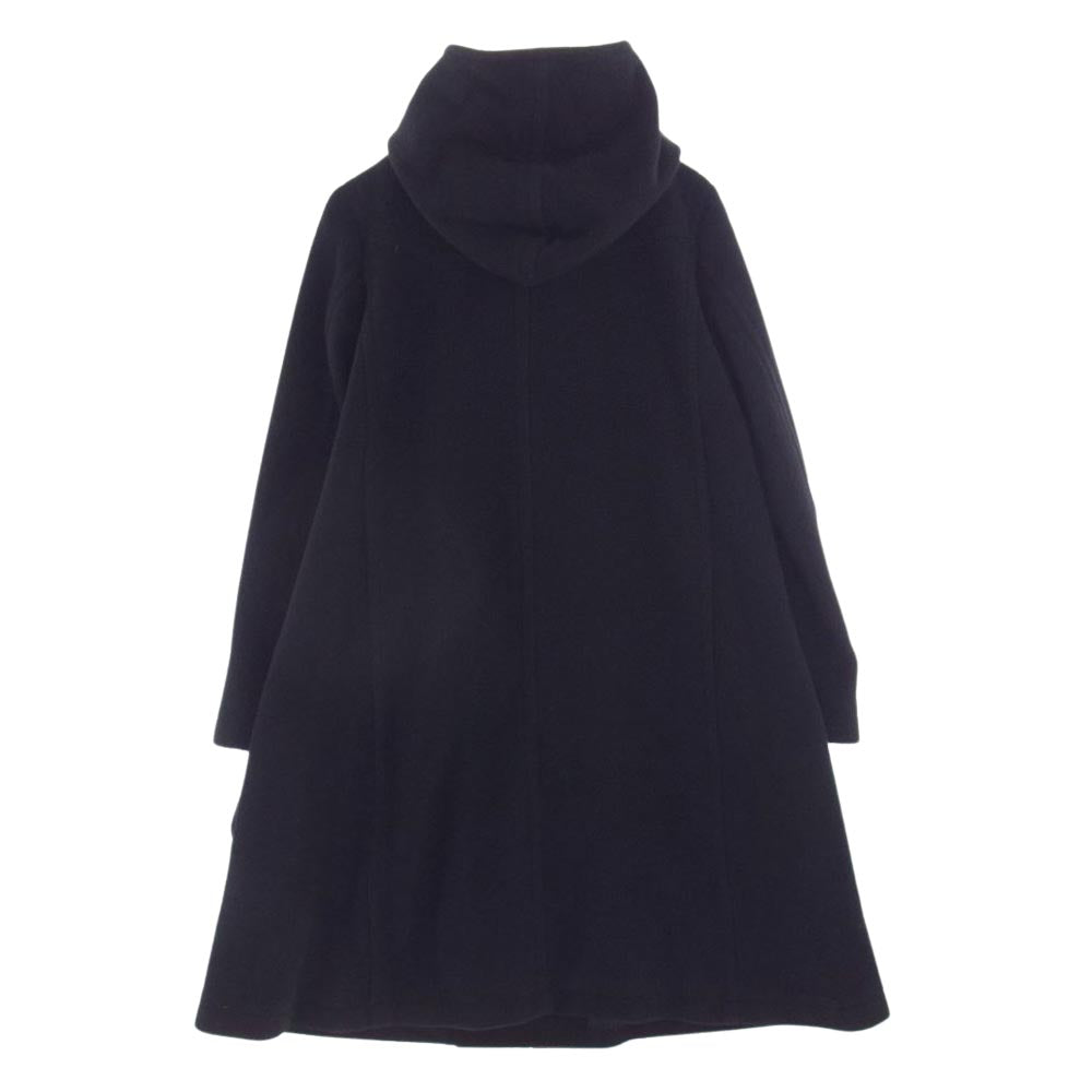 ZUCCa ズッカ ZU23FA934 Hoody Wool Long Coat ウール フード ロング コート ブラック系 L【中古】