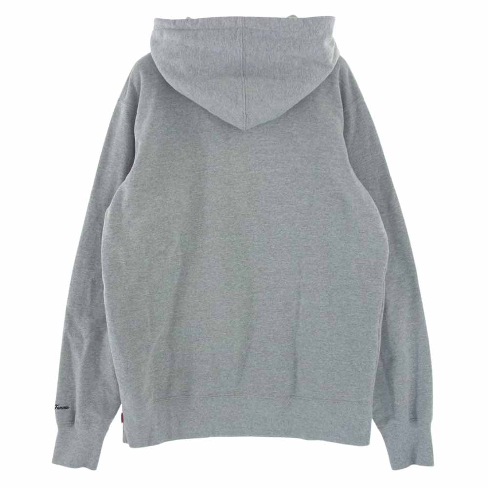 Supreme シュプリーム 15SS Chrome Arc Hooded Sweatshirt クローム アーチ ロゴ フーデッド スウェット プルオーバ― パーカー グレー系 M【中古】