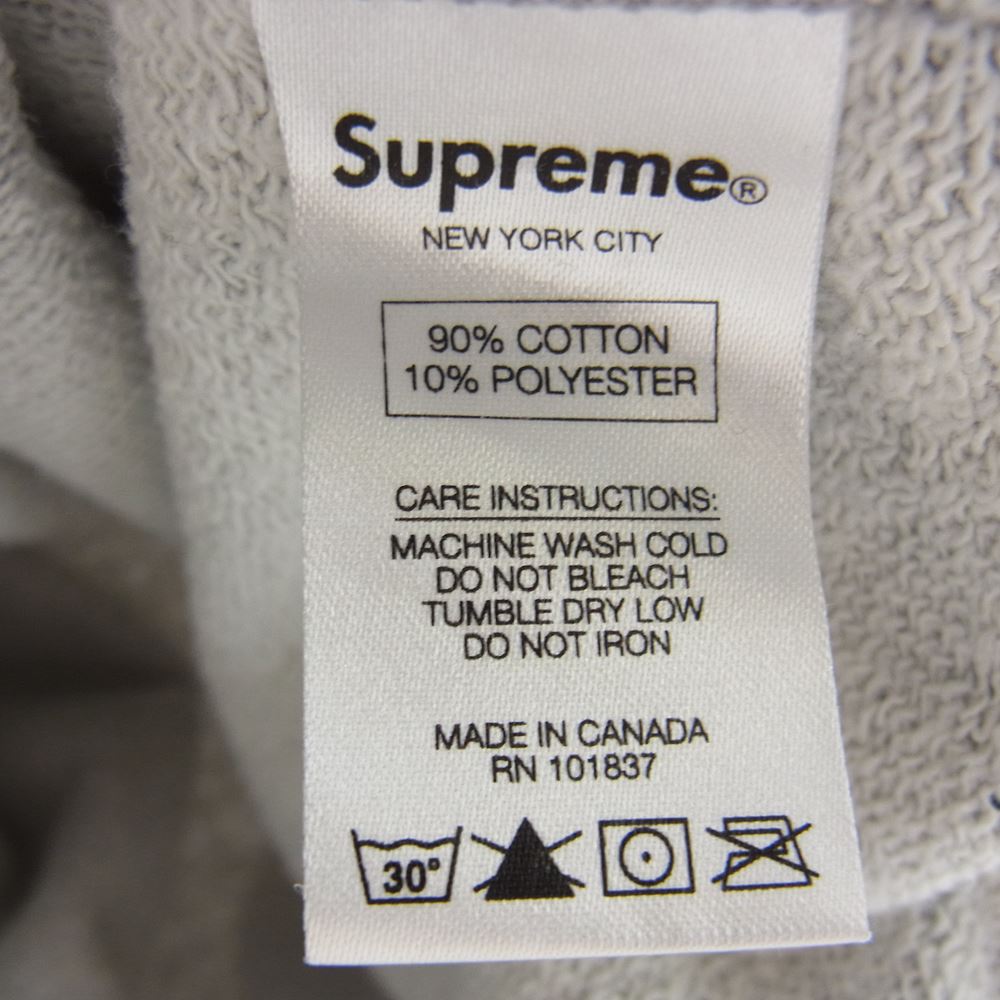 Supreme シュプリーム 15SS Chrome Arc Hooded Sweatshirt クローム アーチ ロゴ フーデッド スウェット プルオーバ― パーカー グレー系 M【中古】