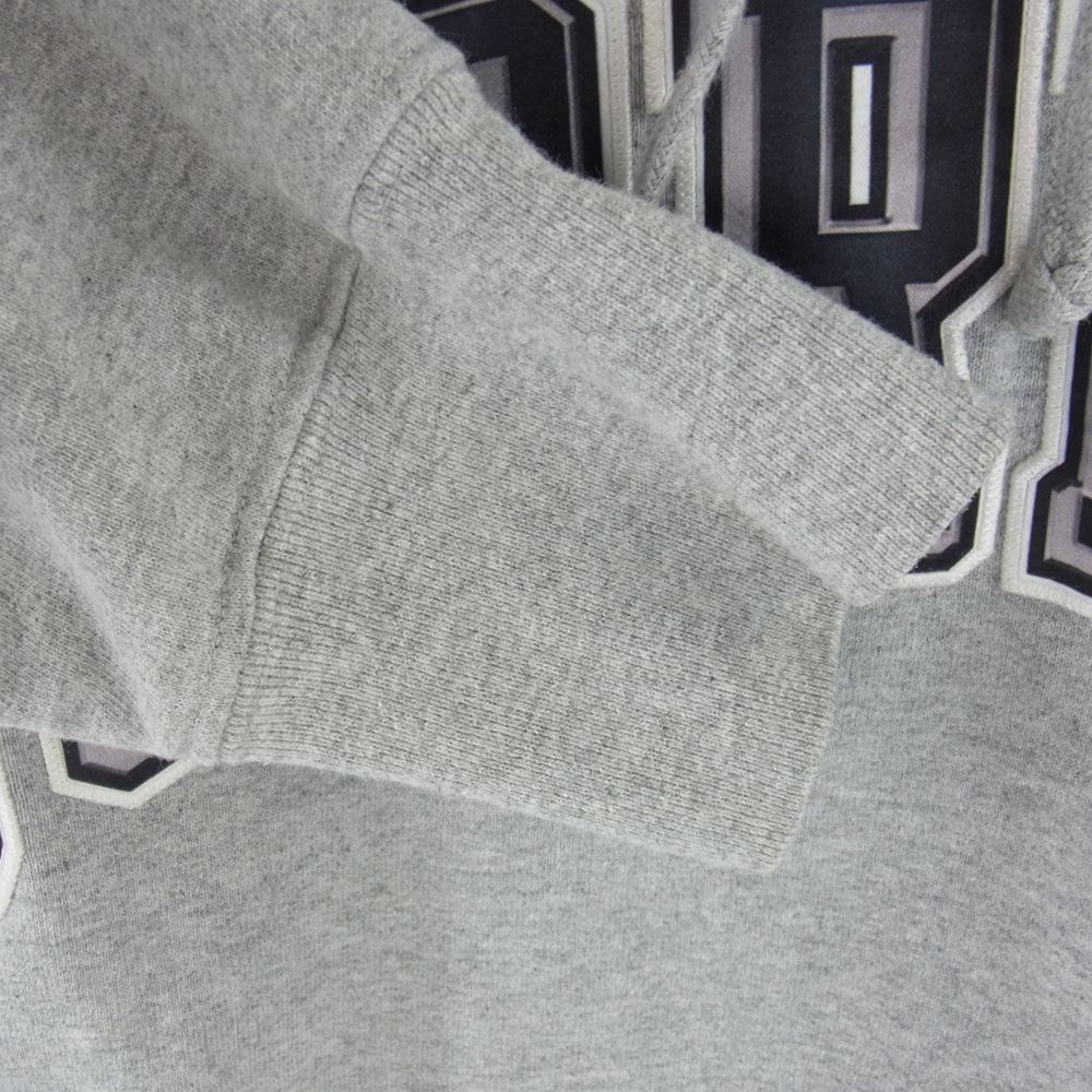 Supreme シュプリーム 15SS Chrome Arc Hooded Sweatshirt クローム アーチ ロゴ フーデッド スウェット プルオーバ― パーカー グレー系 M【中古】