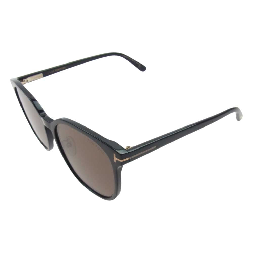 TOM FORD トムフォード TF801-K 01E ラウンド サングラス ブラック系 ブラウン系【中古】