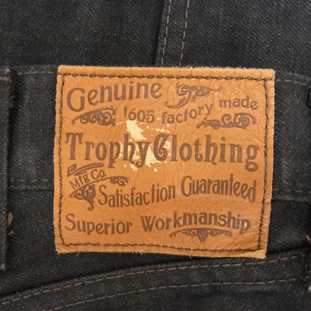 トロフィークロージング ダート デニム パンツ ブラック系 34【中古】