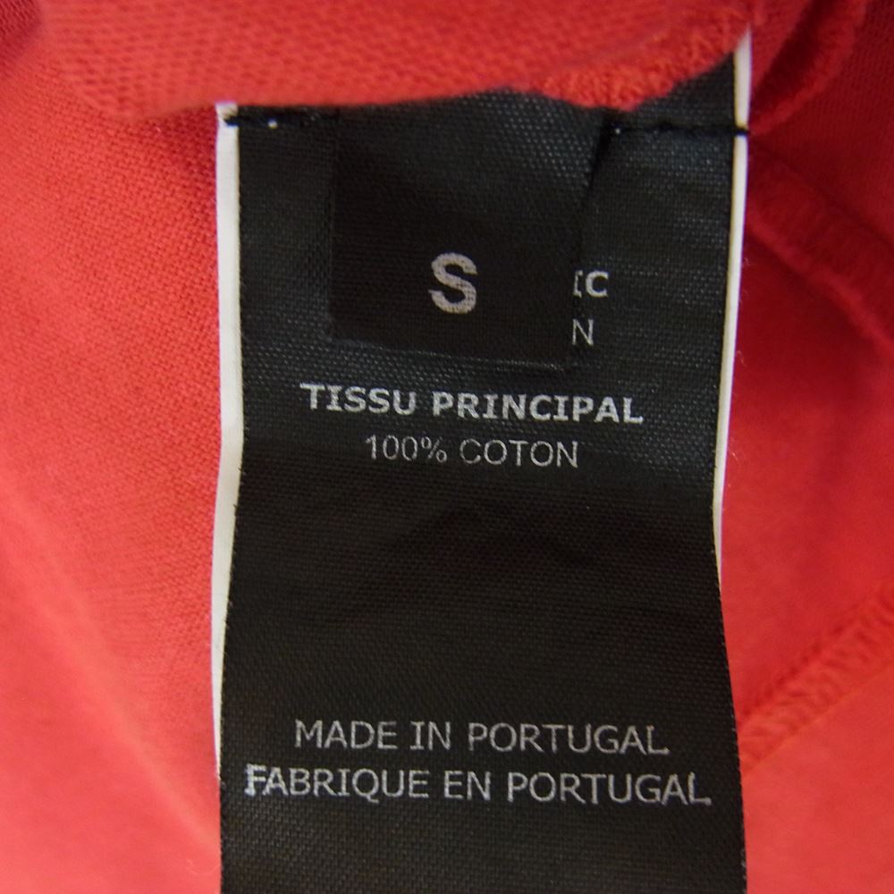 VETEMENTS ヴェトモン 18SS MSS18TR45 国内正規品 × TOMMY HILFIGER トミーヒルフィガー Oversized L/S Tee オーバーサイズ 長袖 Tシャツ  レッド系 S【中古】