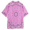 Supreme シュプリーム 21SS Bandana Silk S/S Shirt バンダナ シルク 半袖 シャツ ピンク系 L【中古】