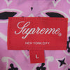 Supreme シュプリーム 21SS Bandana Silk S/S Shirt バンダナ シルク 半袖 シャツ ピンク系 L【中古】