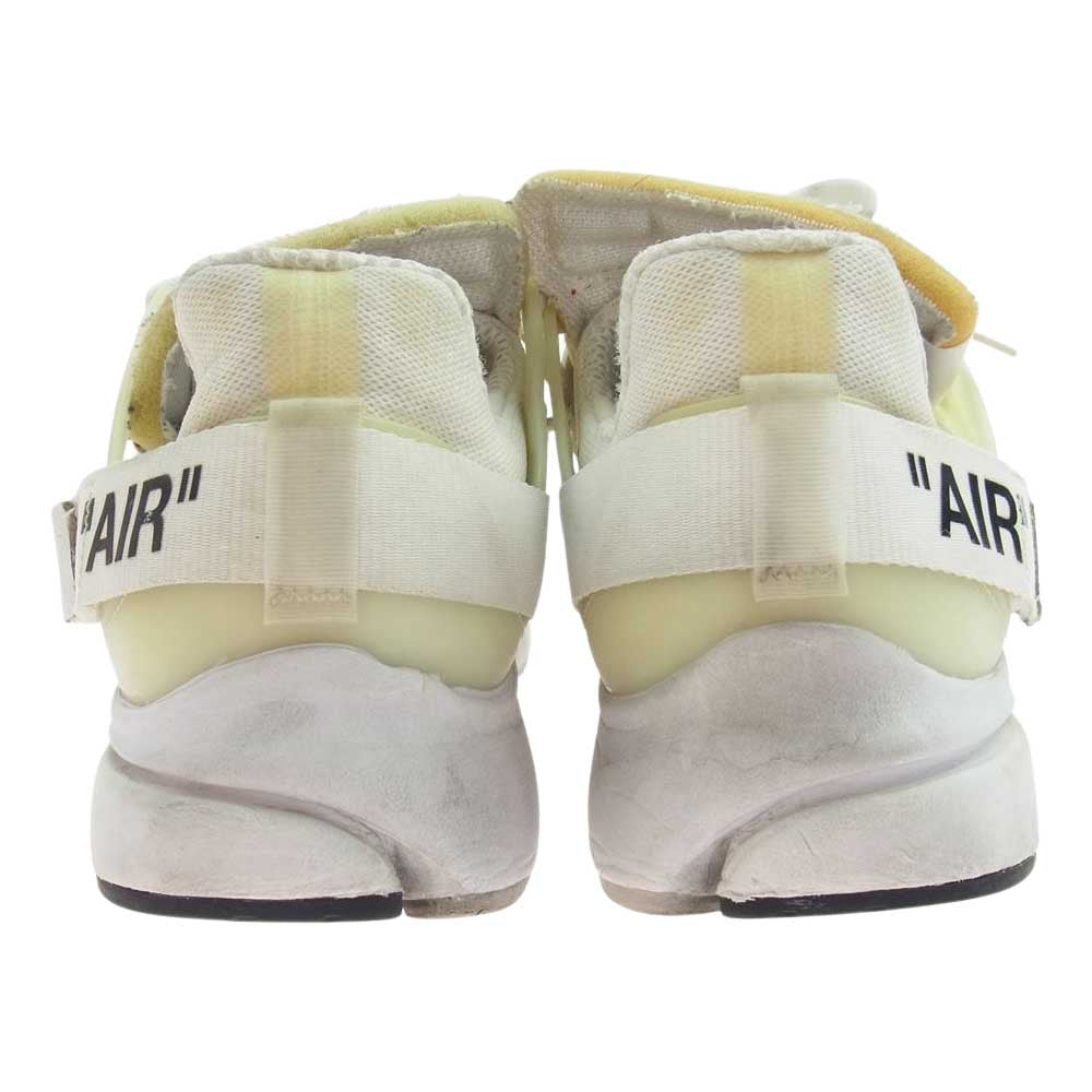 NIKE ナイキ AA3830-100 × Off-White オフホワイト Air Presto White エアプレスト ホワイト スニーカー ホワイト系 28cm【中古】