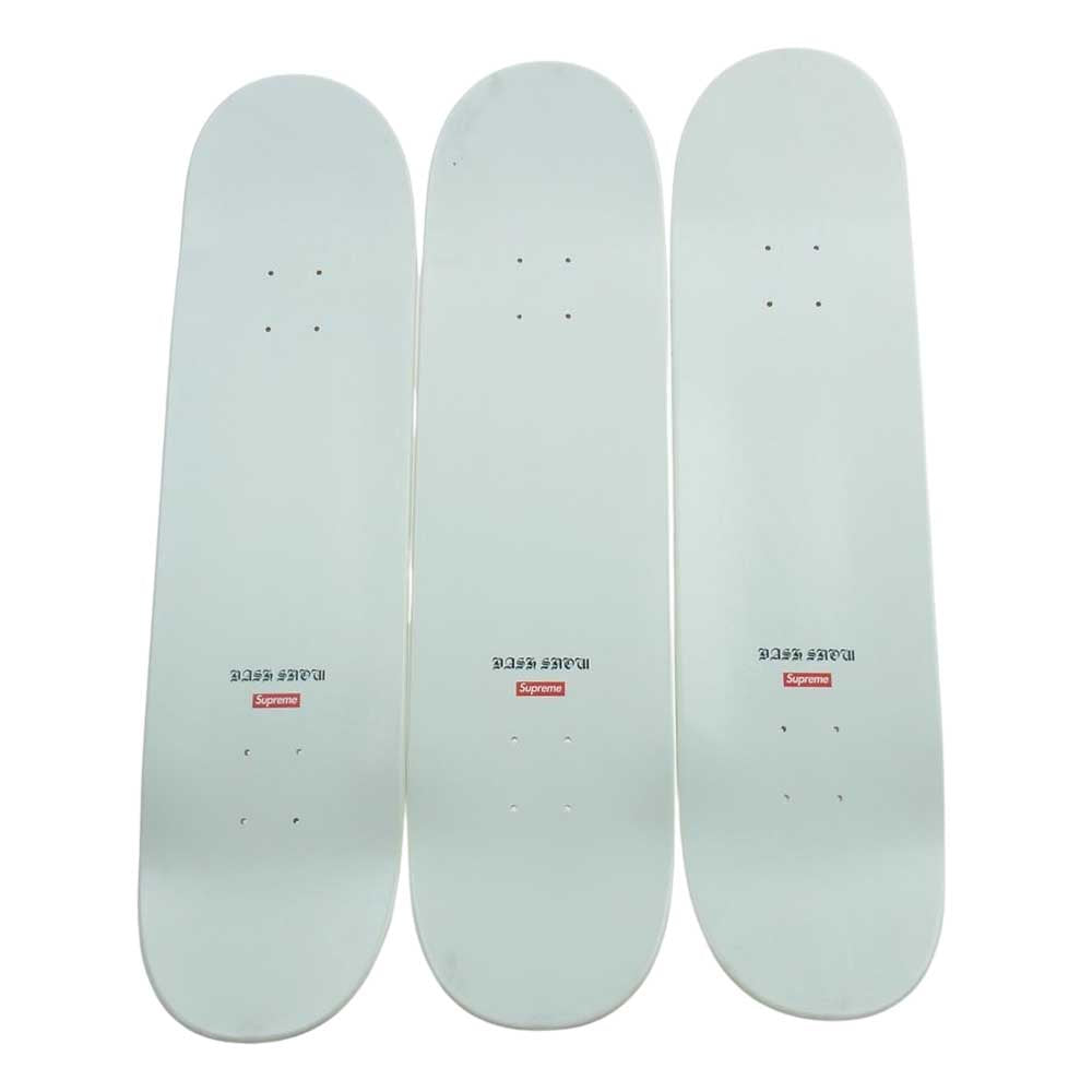 Supreme シュプリーム 16AW Dash Snow Skateboard ダッシュスノウ スケートボード デッキ 3枚セット ホワイト系 マルチカラー系【中古】