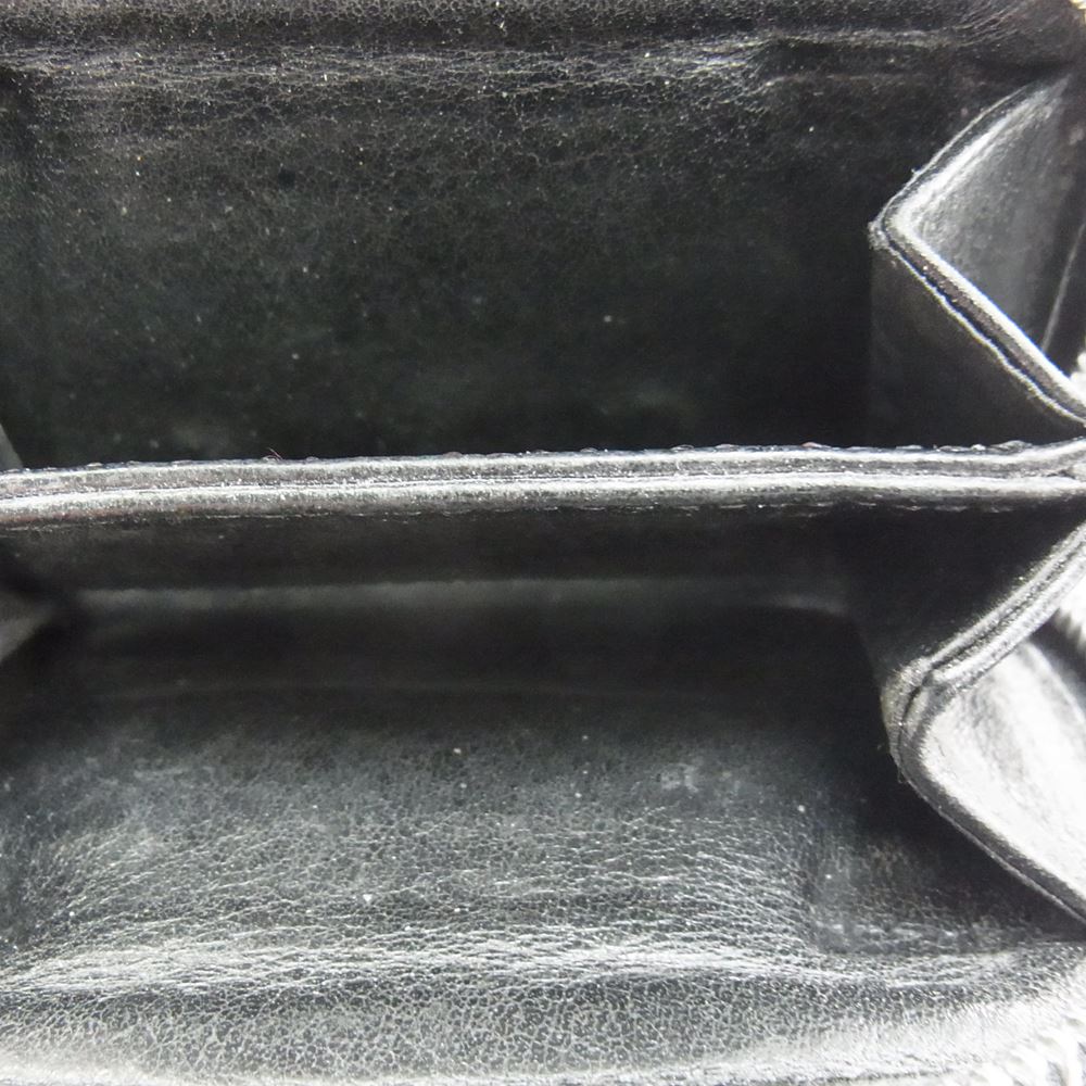 CHROME HEARTS クロムハーツ（原本無） COIN CASE コインケース ダガー ラウンドジップ レザー 財布 ブラック系【中古】