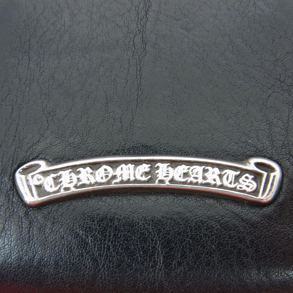 CHROME HEARTS クロムハーツ（原本無） COIN CASE コインケース ダガー ラウンドジップ レザー 財布 ブラック系【中古】