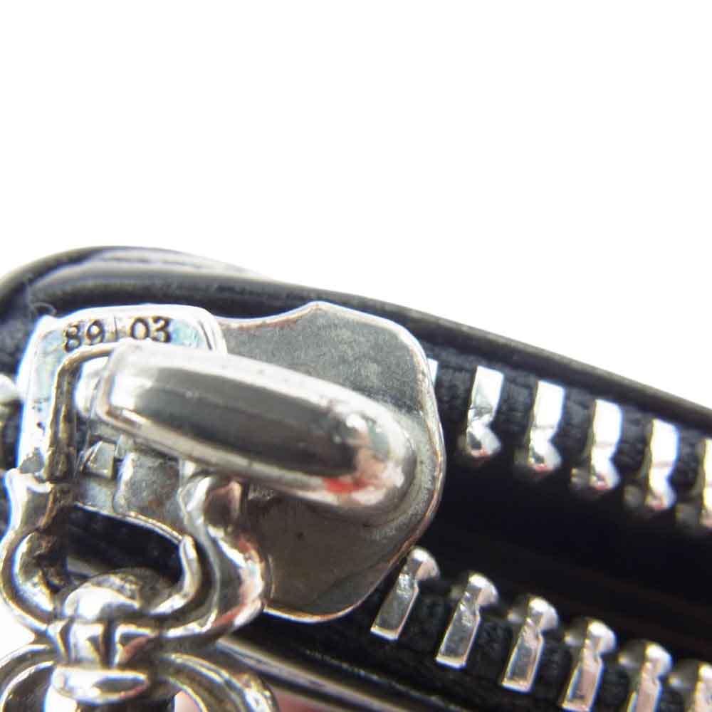 CHROME HEARTS クロムハーツ（原本無） COIN CASE コインケース ダガー ラウンドジップ レザー 財布 ブラック系【中古】