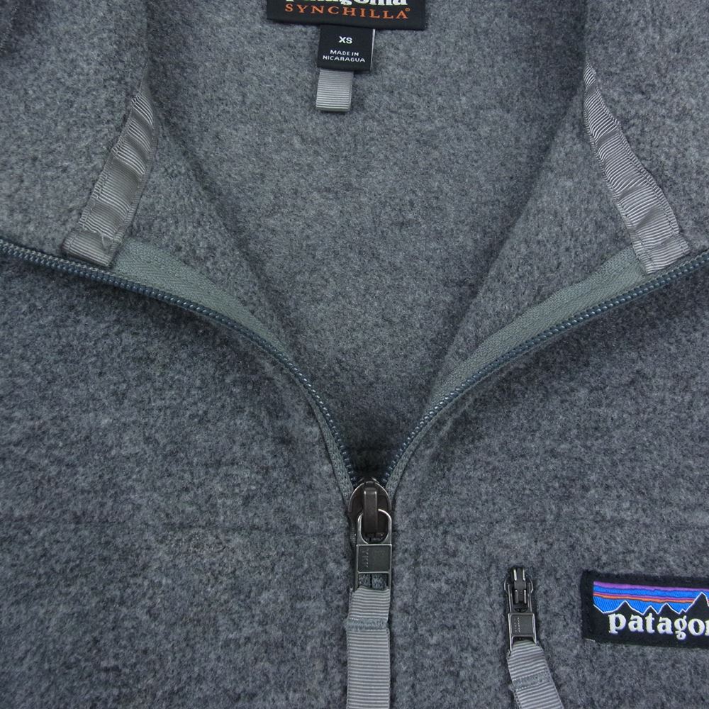 patagonia パタゴニア 21AW 22990 21年製 CLASSIC SYNCHILLA JACKET クラシック シンチラ ジャケット フリース グレー系 XS【中古】