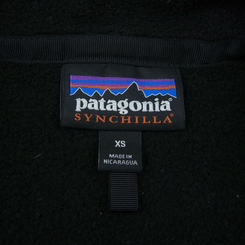 patagonia パタゴニア 20AW 22990 20年製 CLASSIC SYNCHILLA JACKET クラシック シンチラ ジャケット フリース 黒系 ブラック系 XS【中古】