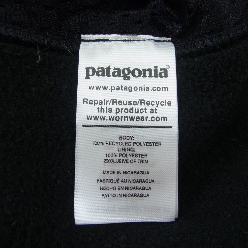 patagonia パタゴニア 20AW 22990 20年製 CLASSIC SYNCHILLA JACKET クラシック シンチラ ジャケット フリース 黒系 ブラック系 XS【中古】