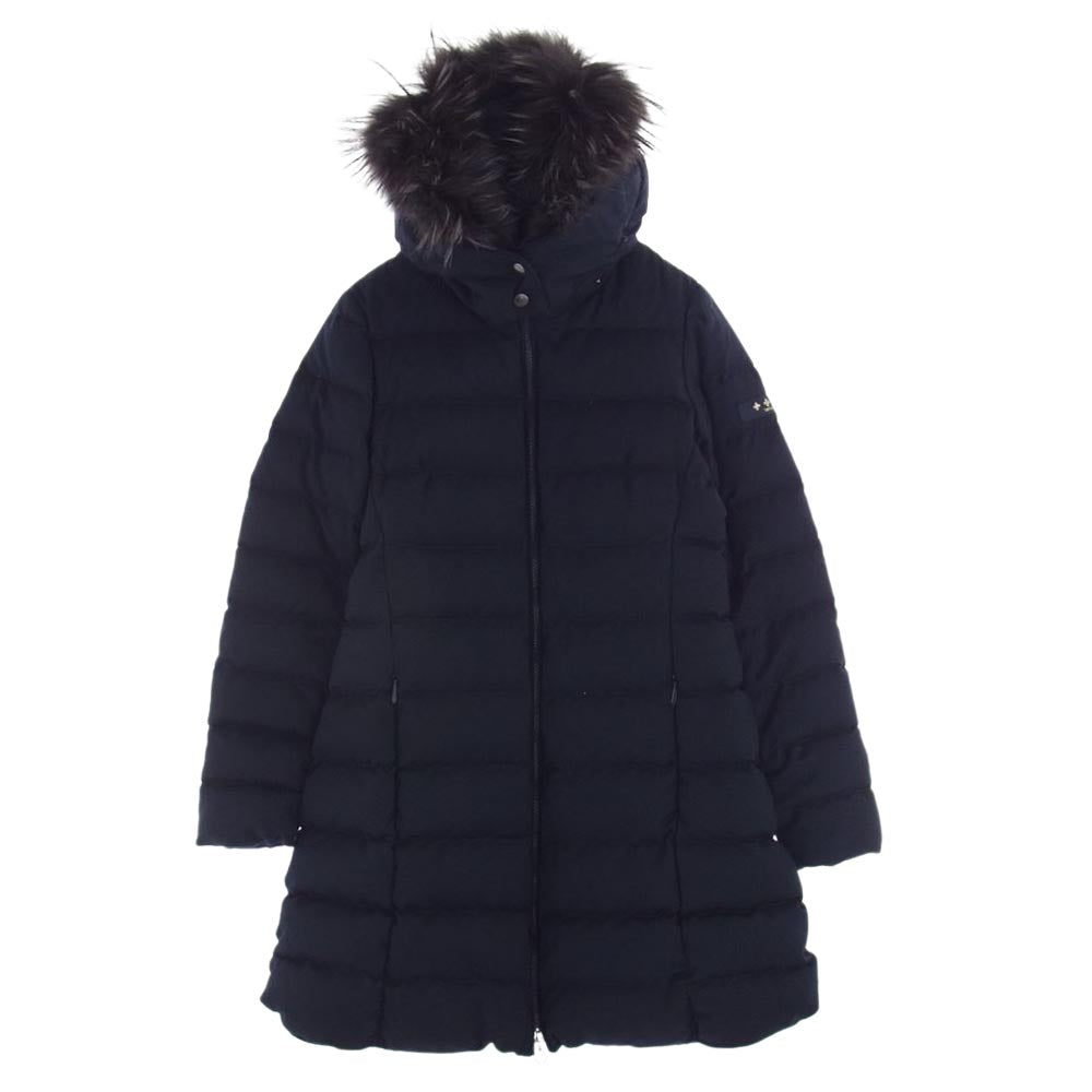 TATRAS タトラス LTA19A4571  LAVIANA ラビアナ ファー フード ダウン コート ジャケット ダークネイビー系【中古】