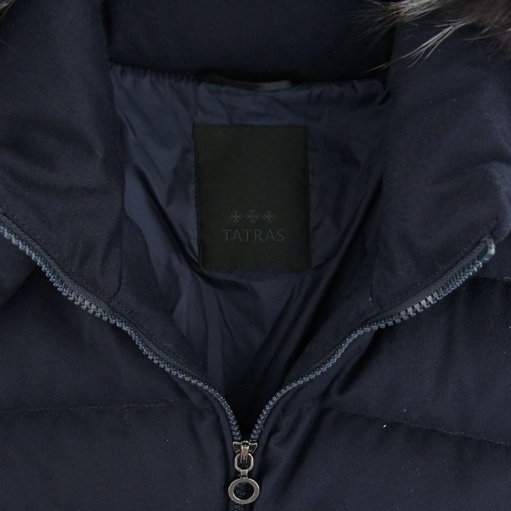 TATRAS タトラス LTA19A4571  LAVIANA ラビアナ ファー フード ダウン コート ジャケット ダークネイビー系【中古】