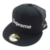 Supreme シュプリーム 22SS box logo mesh back new era ボックスロゴ メッシュ ニューエラ キャップ ブラック系 58.7cm【新古品】【未使用】【中古】