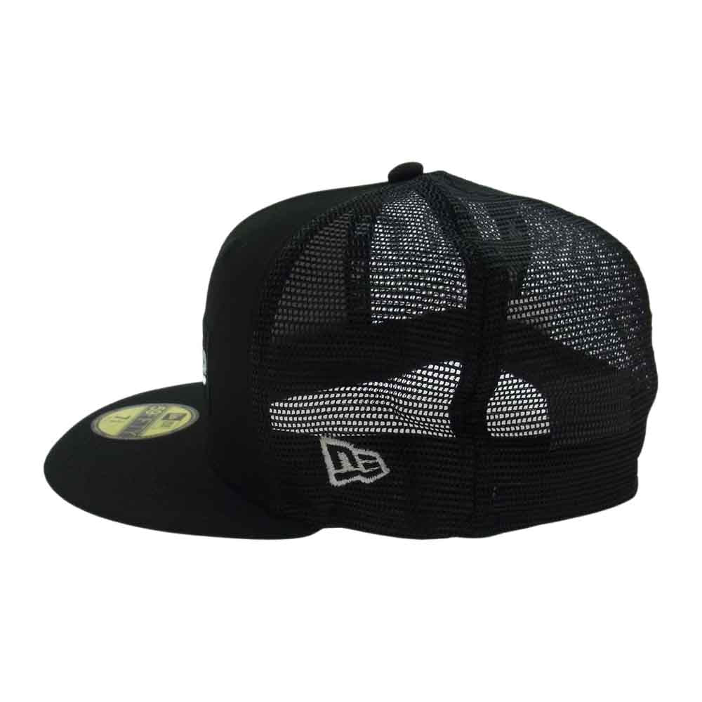 Supreme シュプリーム 22SS box logo mesh back new era ボックスロゴ メッシュ ニューエラ キャップ ブラック系 58.7cm【新古品】【未使用】【中古】