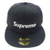 Supreme シュプリーム 22SS box logo mesh back new era ボックスロゴ メッシュ ニューエラ キャップ ブラック系 58.7cm【新古品】【未使用】【中古】