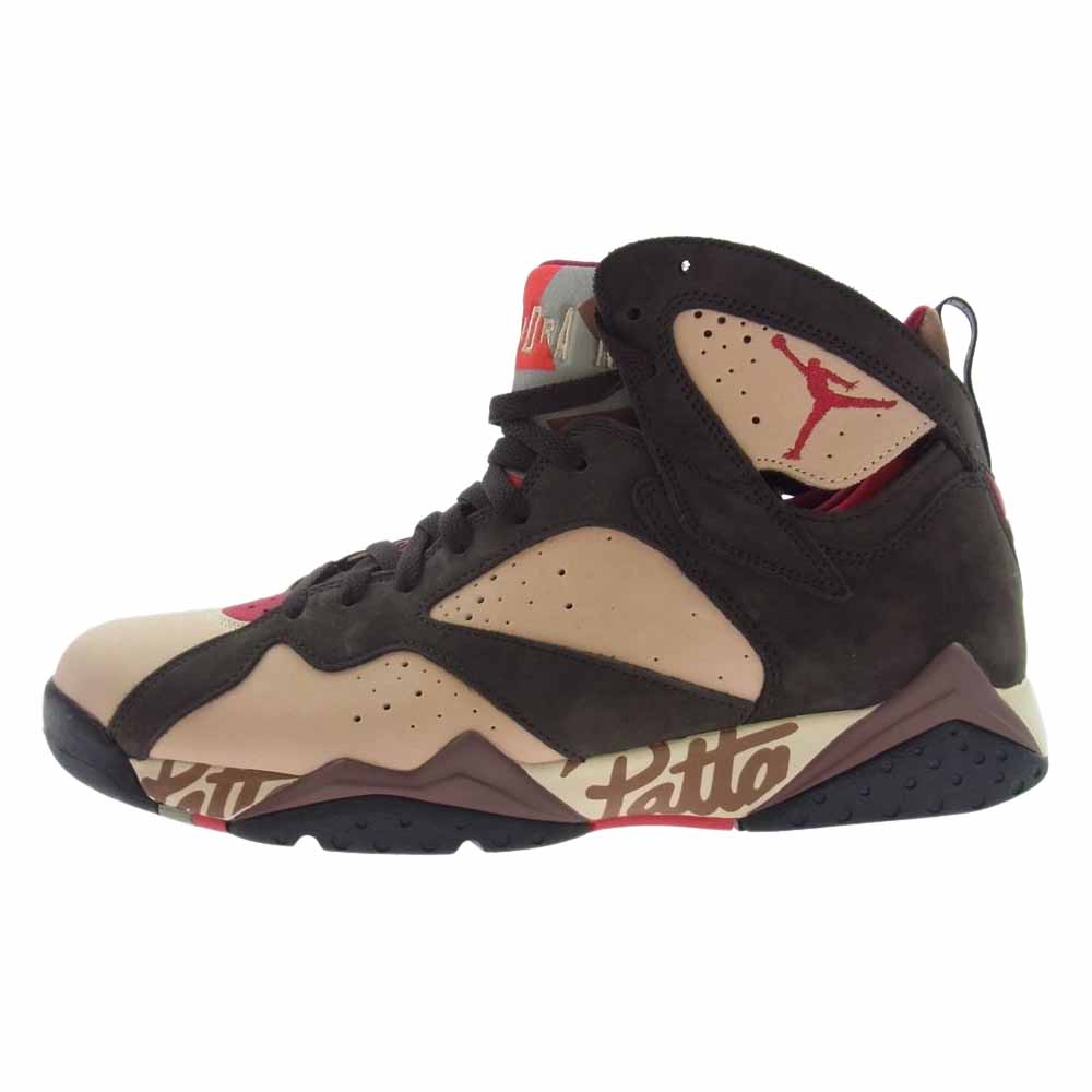 NIKE AIR JORDAN ナイキ ジョーダン AT3375-200 × Patta パタ Air Jordan 7 OG Brown エアジョーダン ブラウン スニーカー ブラウン系 30cm【新古品】【未使用】【中古】