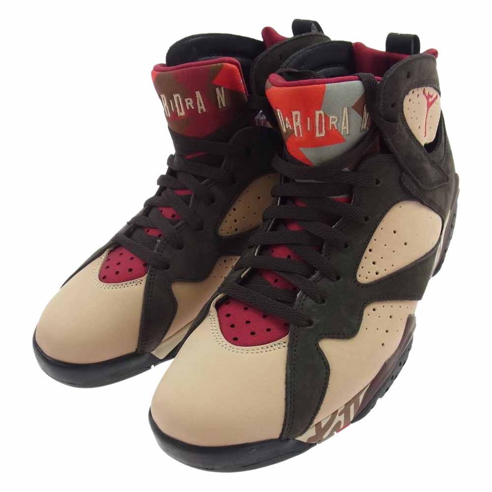 NIKE AIR JORDAN ナイキ ジョーダン AT3375-200 × Patta パタ Air Jordan 7 OG Brown エアジョーダン ブラウン スニーカー ブラウン系 30cm【新古品】【未使用】【中古】