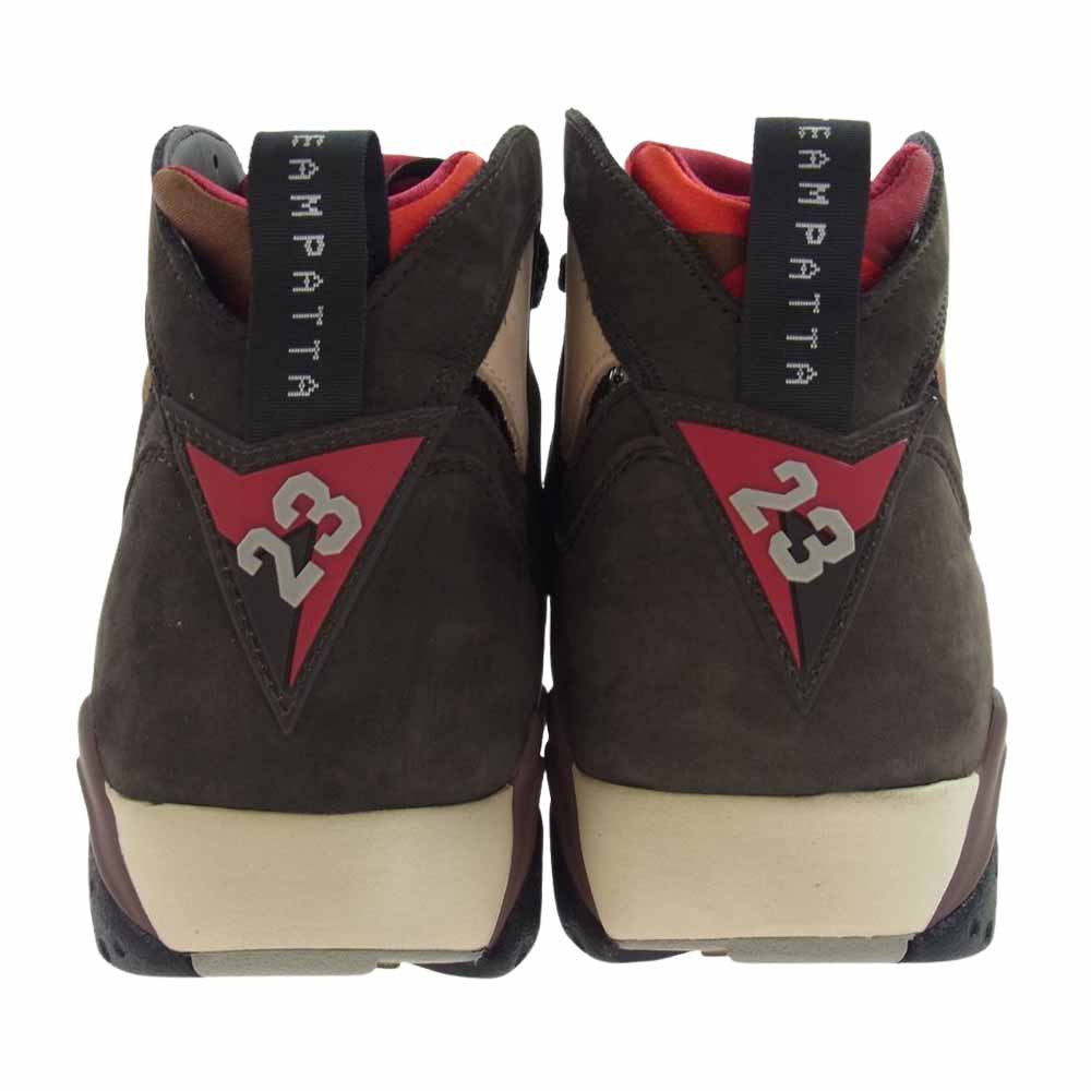 NIKE AIR JORDAN ナイキ ジョーダン AT3375-200 × Patta パタ Air Jordan 7 OG Brown エアジョーダン ブラウン スニーカー ブラウン系 30cm【新古品】【未使用】【中古】