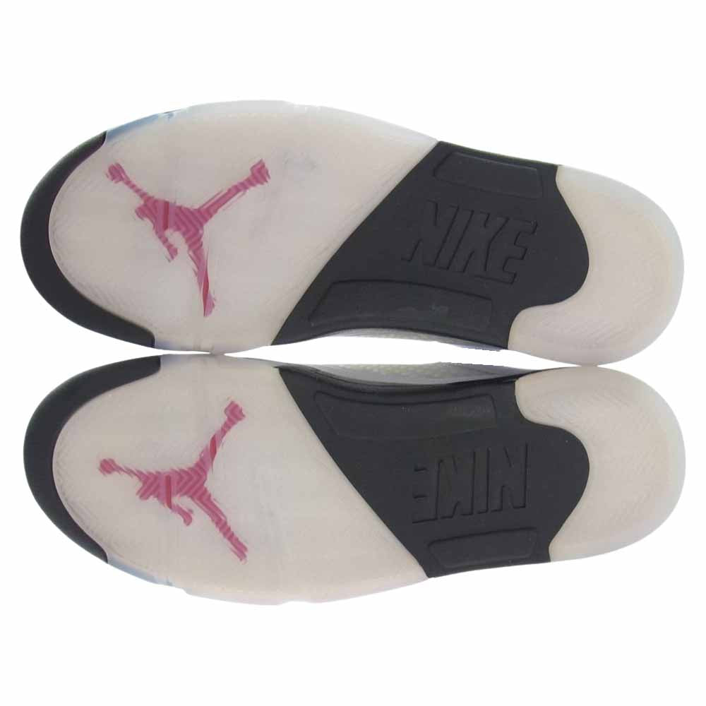 NIKE AIR JORDAN ナイキ ジョーダン DA1911-102 Air Jordan 5 Retro Fire Red エアジョーダン レトロ ファイアレッド スニーカー ホワイト系 ブラック系 レッド系 30.5cm【新古品】【未使用】【中古】