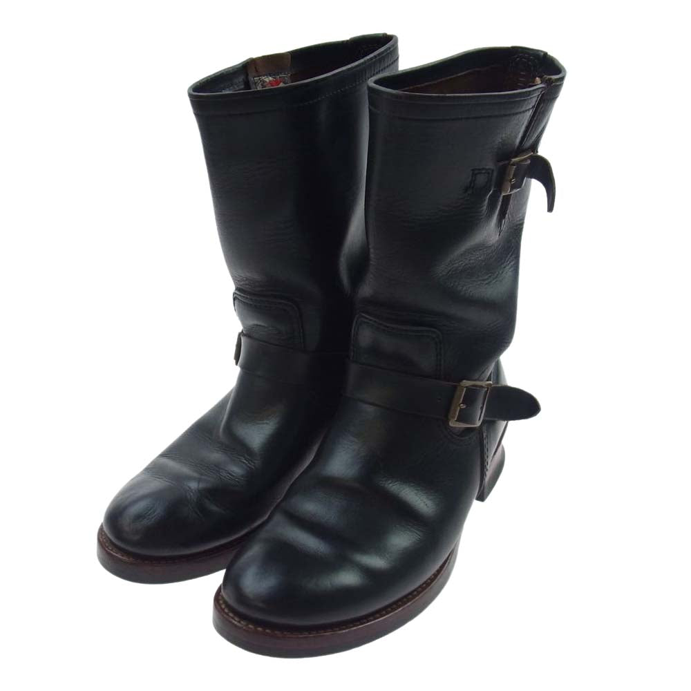 LONE WOLF ロンウルフ ENGINEER エンジニア ブーツ ブラック系 US9【中古】
