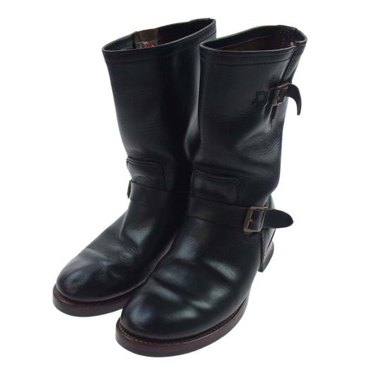 LONE WOLF ロンウルフ ENGINEER エンジニア ブーツ ブラック系 US9【中古】