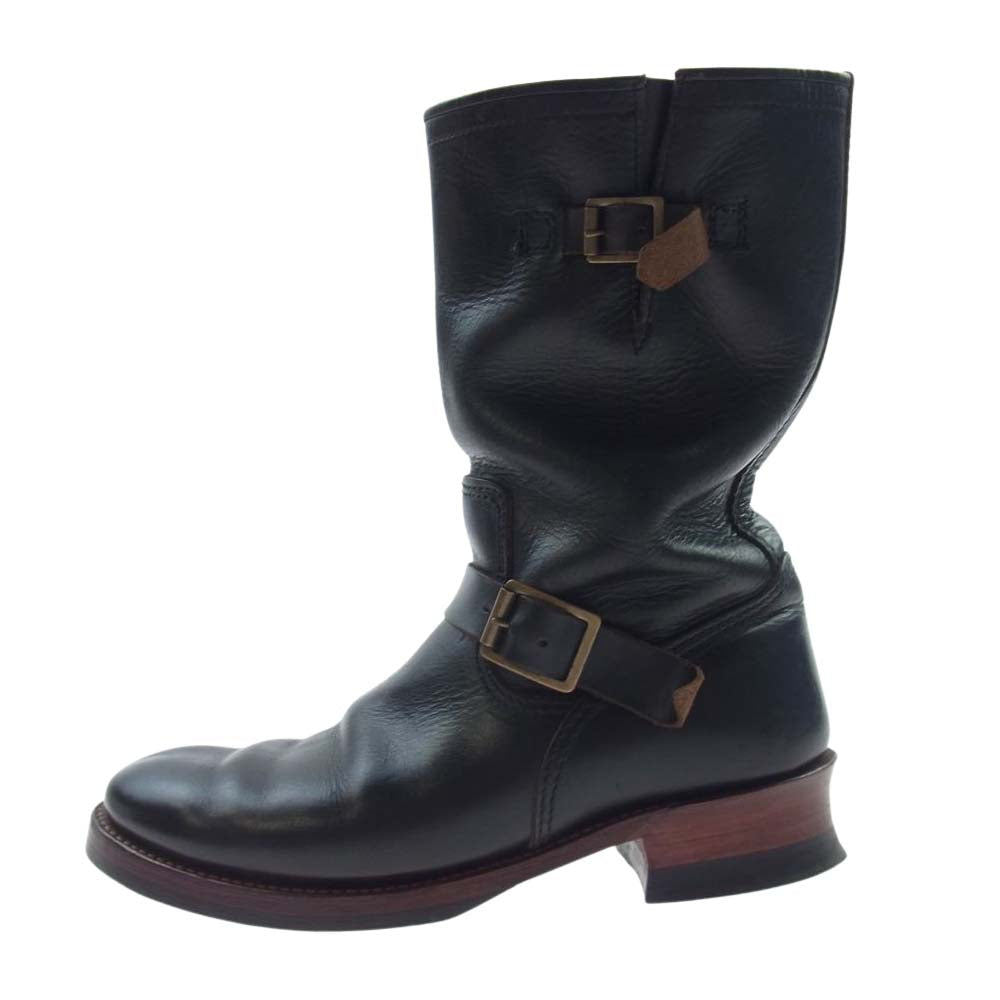LONE WOLF ロンウルフ ENGINEER エンジニア ブーツ ブラック系 US9【中古】