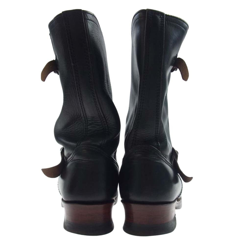 LONE WOLF ロンウルフ ENGINEER エンジニア ブーツ ブラック系 US9【中古】