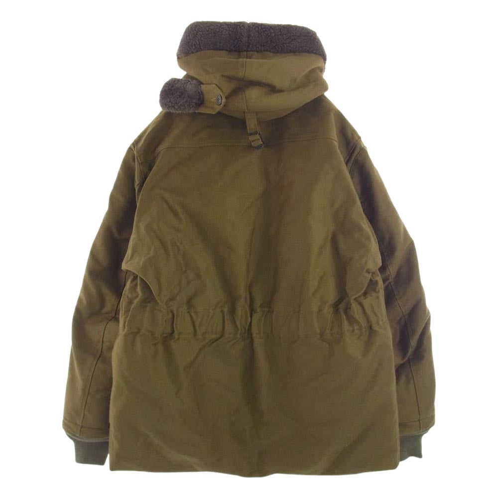 トロフィークロージング B-9 TR.mfg.Coat ミリタリー ダウン コート ジャケット カーキ系 42/XL【美品】【中古】