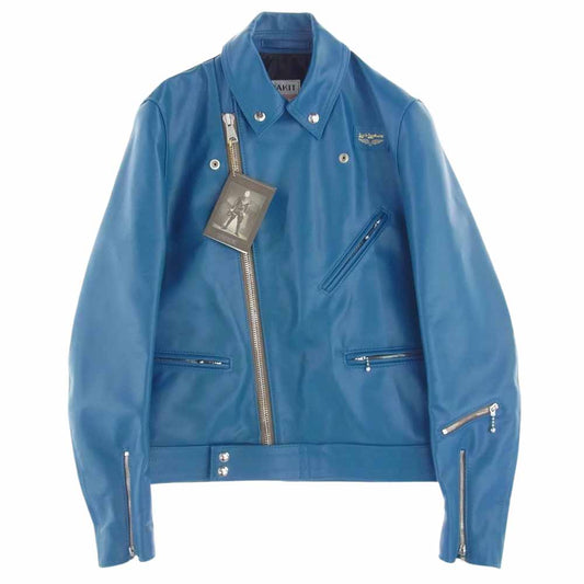 Lewis Leathers ルイスレザー 441TH TIGHT FIT CYCLONE ホースハイド タイトフィット サイクロン ヴィンテージターコイズ ライダース ジャケット ヴィンテージターコイズ 40【新古品】【未使用】【中古】
