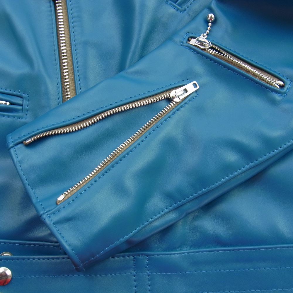 Lewis Leathers ルイスレザー 441TH TIGHT FIT CYCLONE ホースハイド タイトフィット サイクロン ヴィンテージターコイズ ライダース ジャケット ヴィンテージターコイズ 40【新古品】【未使用】【中古】