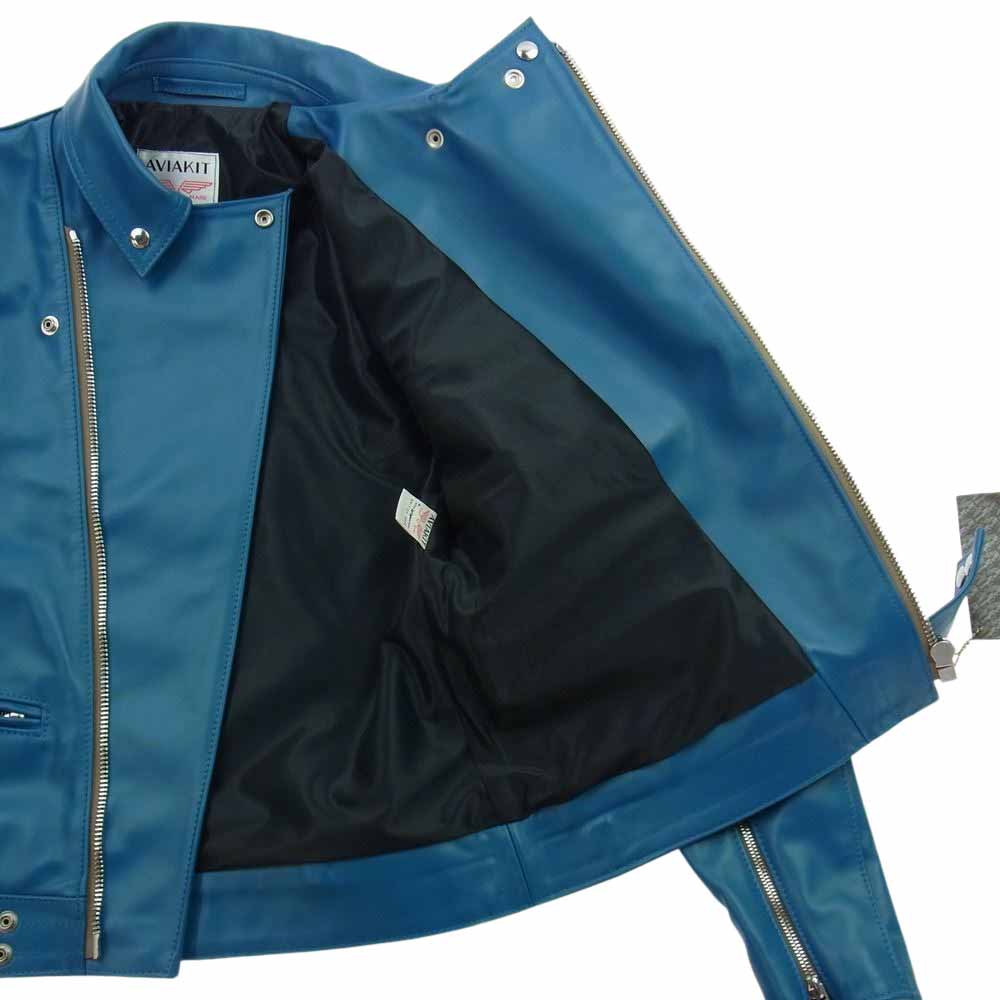 Lewis Leathers ルイスレザー 441TH TIGHT FIT CYCLONE ホースハイド タイトフィット サイクロン ヴィンテージターコイズ ライダース ジャケット ヴィンテージターコイズ 40【新古品】【未使用】【中古】