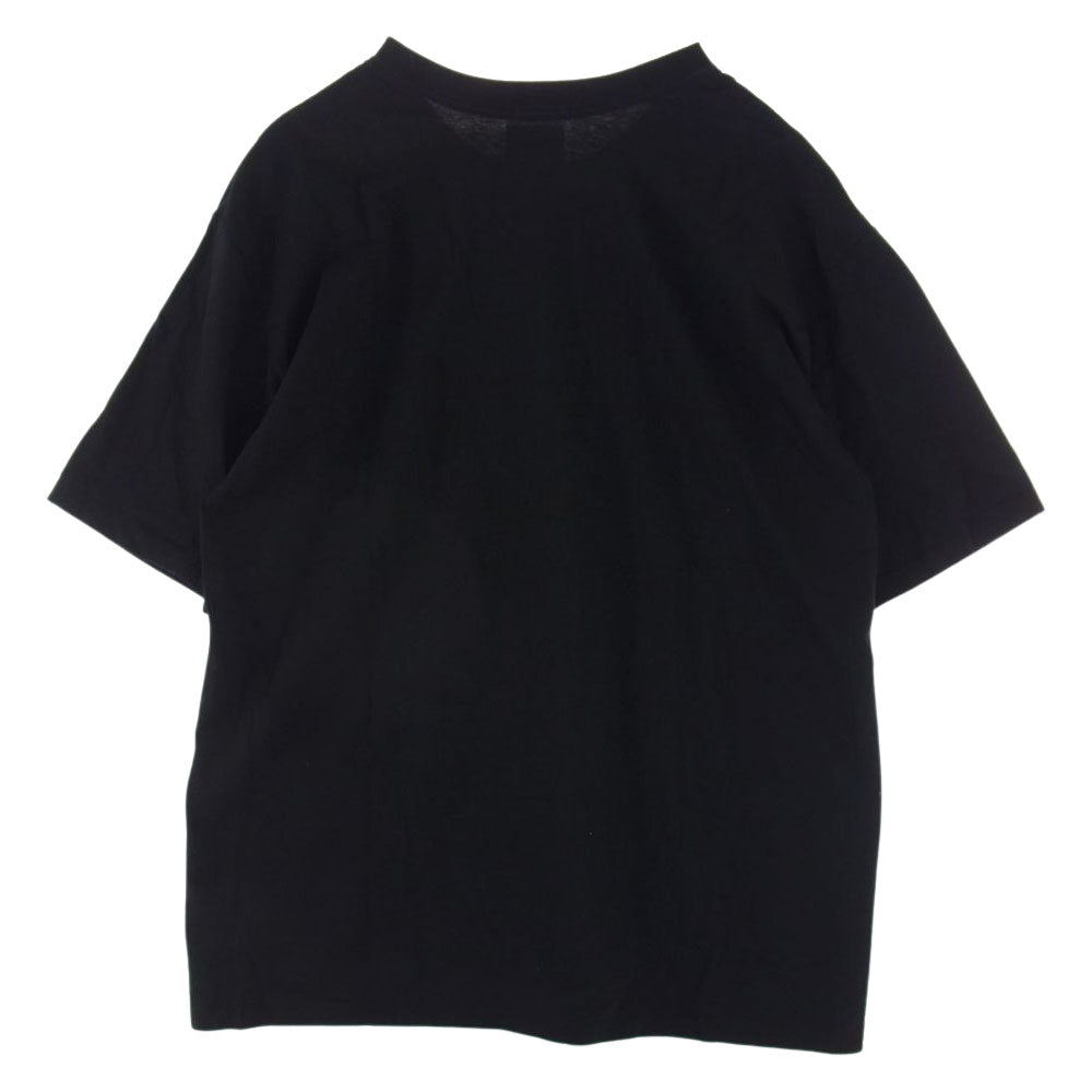 WTAPS ダブルタップス プリント TEE ロゴ 半袖 Tシャツ ロング スリーブ カットソー ブラック系 04【中古】