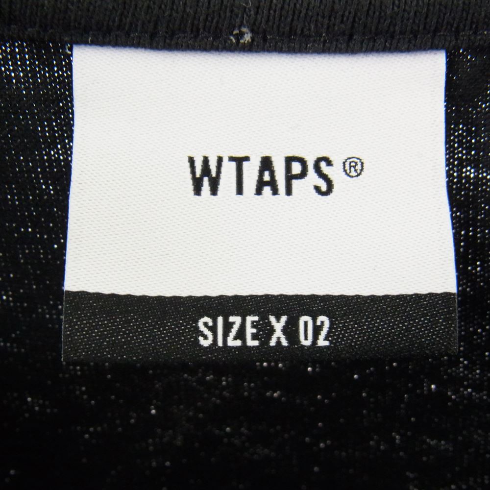 WTAPS ダブルタップス MOON ＆ STAR COTTON L/S TEE ロンT ロング スリーブ カットソー ブラック系 02【中古】