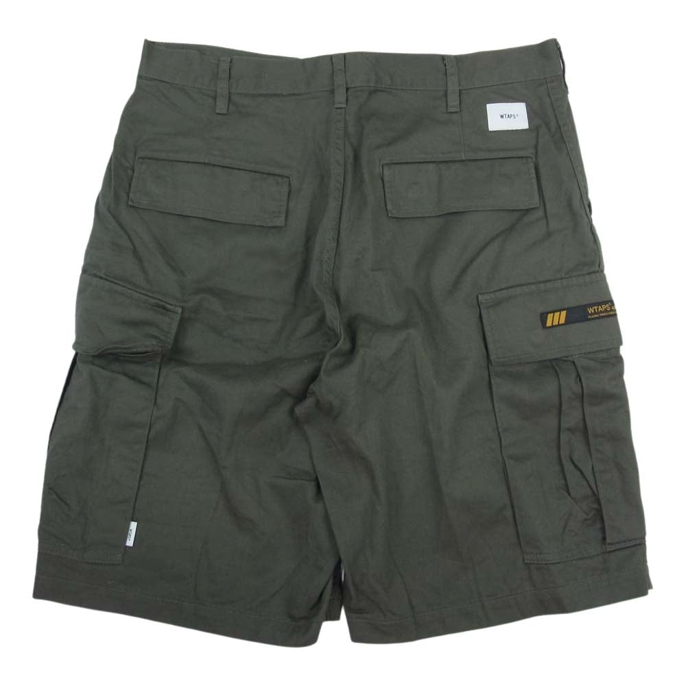 WTAPS ダブルタップス 21SS 211WVDT-PTM04 JUNGLE 02 / SHORTS ジャングル カーゴ ショーツ ショート パンツ グリーン系 03【中古】