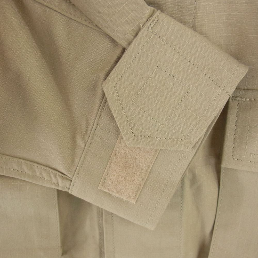 WTAPS ダブルタップス 202BRDT-SHM02 MODULAR LS SHIRT RIPSTO モジュラー リップストップ 長袖 シャツ ジャケット ベージュ系 02【極上美品】【中古】