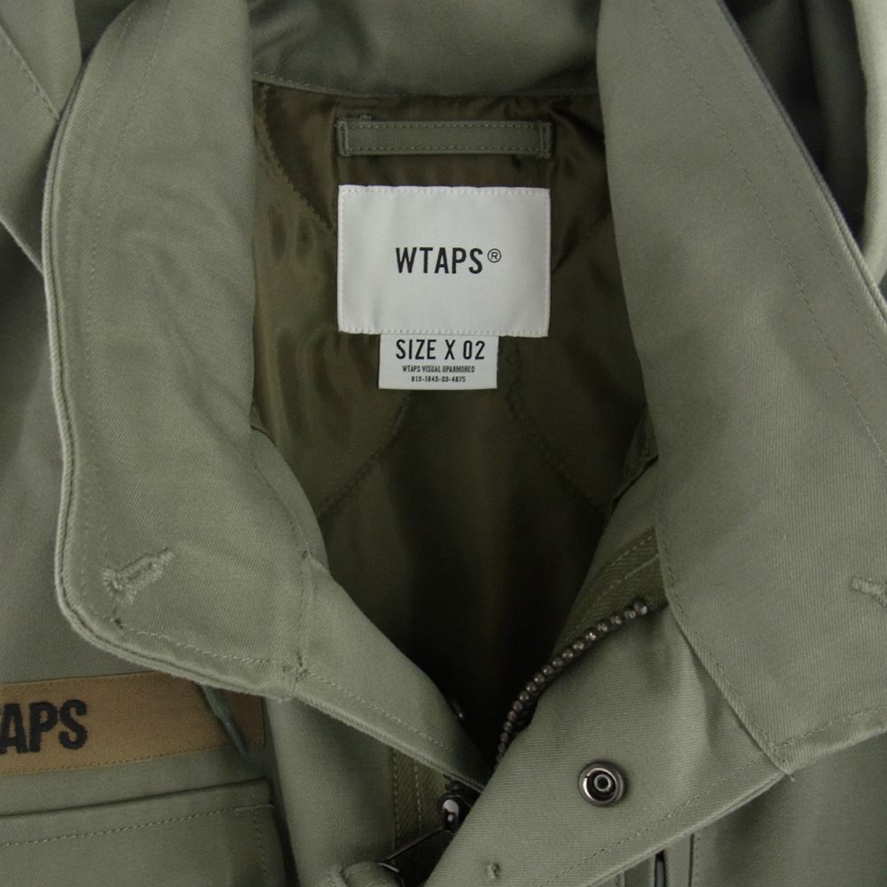WTAPS ダブルタップス 20AW  202WDT-JKM01 WSFM JACKET ダブル エスエフエム ジャケット カーキ系 SIZE X 02【中古】