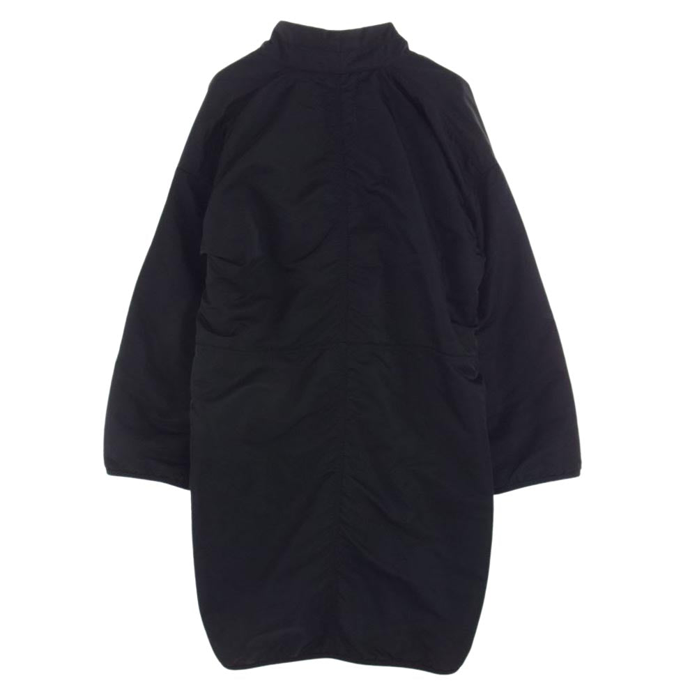 VISVIM ビズビム 19SS 0119105013004 ATTUS MIL COAT 高密度 アーミーナイロンツイル ノーカラーコート 羽織 ブラック系 2【中古】