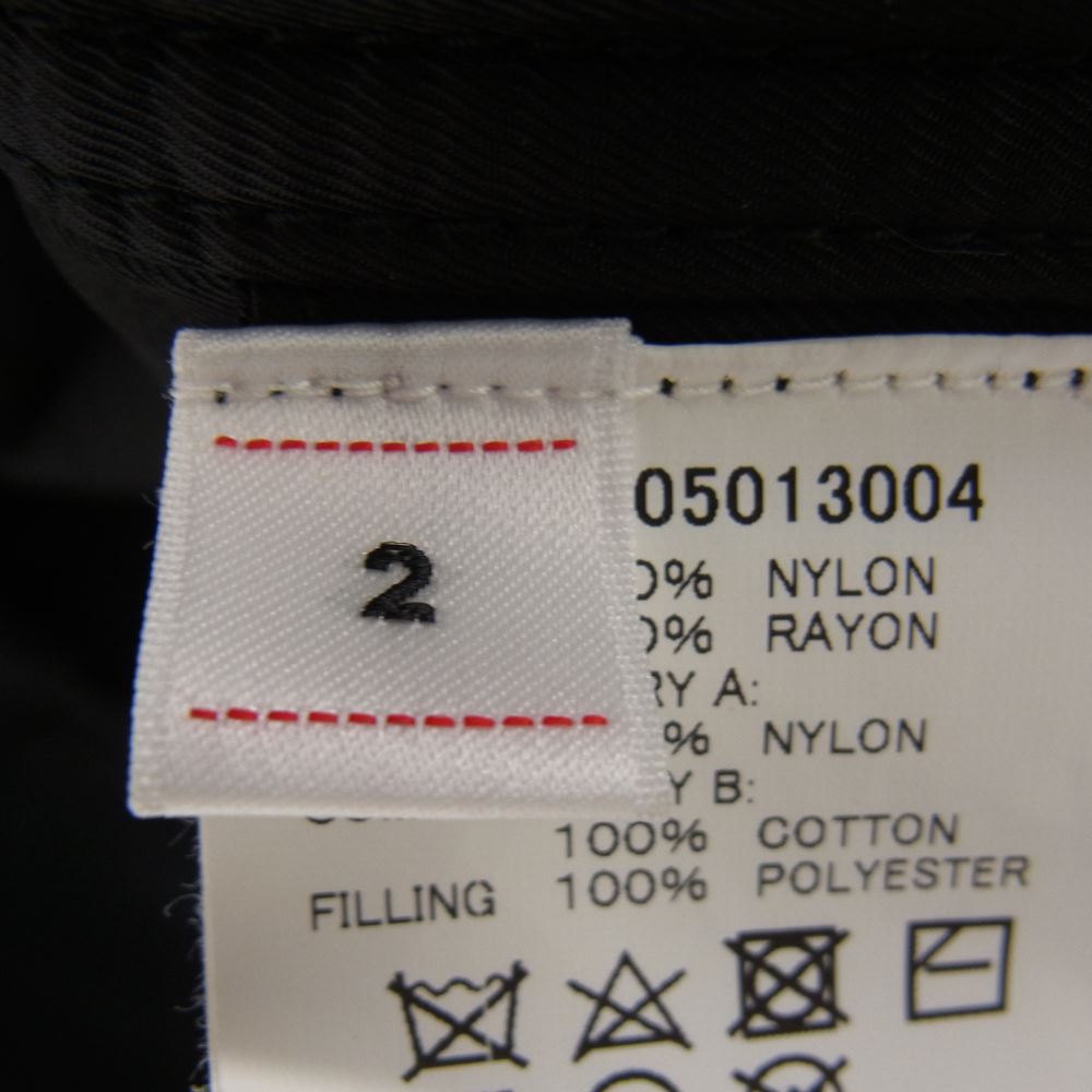 VISVIM ビズビム 19SS 0119105013004 ATTUS MIL COAT 高密度 アーミーナイロンツイル ノーカラーコート 羽織 ブラック系 2【中古】