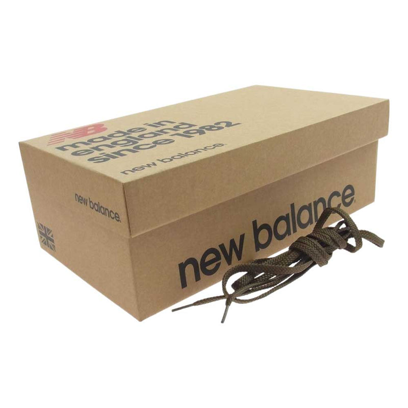 NEW BALANCE ニューバランス M991DNB 英国製 スエード ローカット スニーカー ネイビー ネイビー系 ブラウン系 27.5cm【中古】
