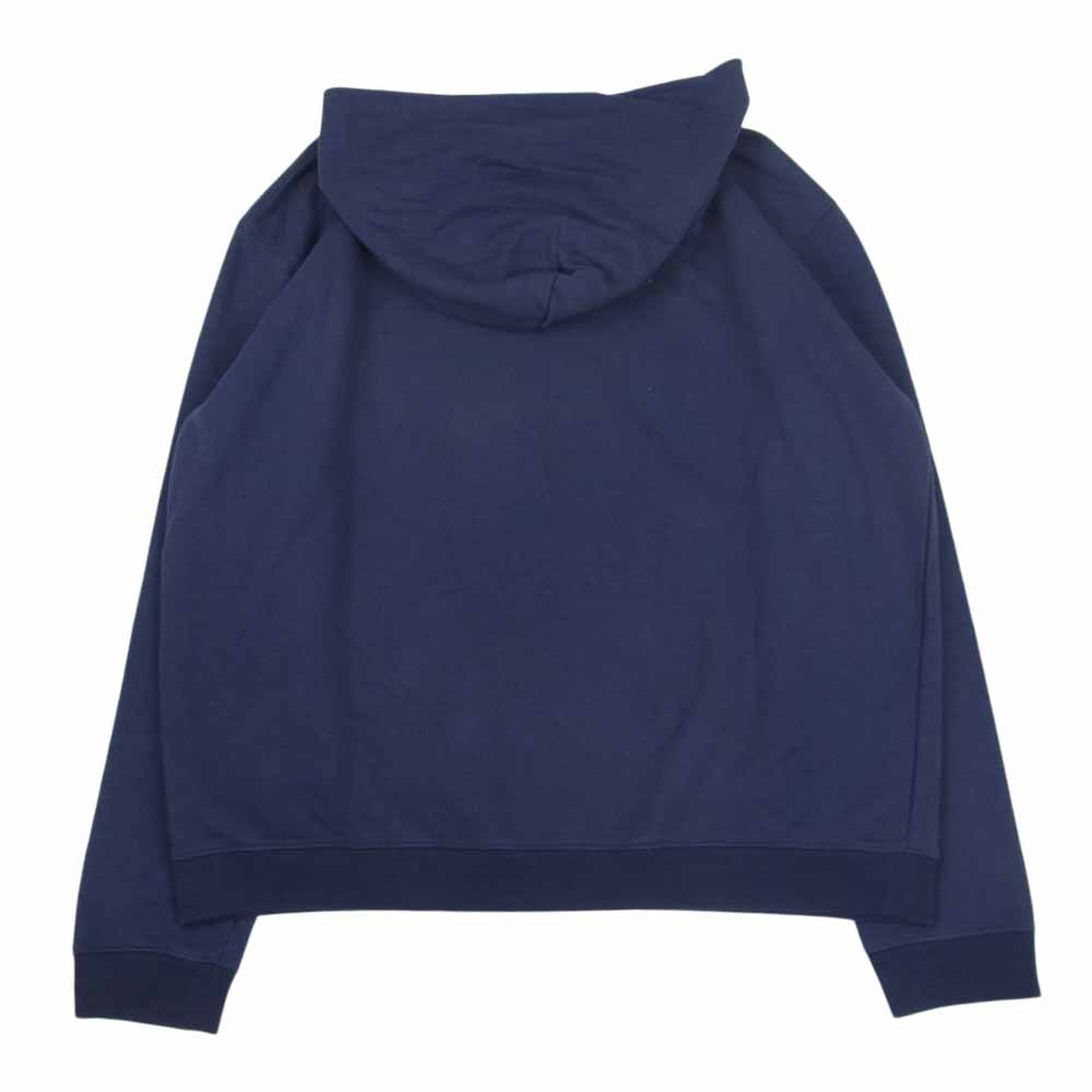 MAISON MARGIELA メゾンマルジェラ 21SS S50GU0163 10ライン カレンダーロゴ 刺繍 プルオーバー パーカー ネイビー系 48【中古】