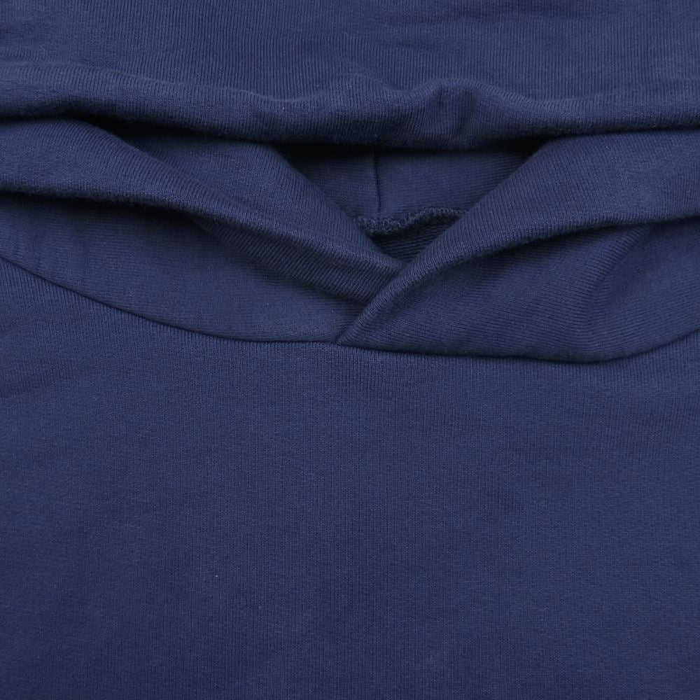 MAISON MARGIELA メゾンマルジェラ 21SS S50GU0163 10ライン カレンダーロゴ 刺繍 プルオーバー パーカー ネイビー系 48【中古】